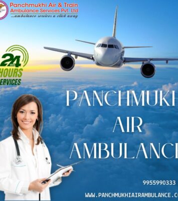 Pick Low Fare Panchmukhi Air Ambulance Services in Delhi with Healthcare Facilities