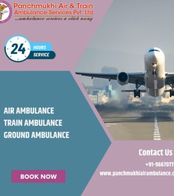 Take First Class Panchmukhi Air Ambulance Services in Guwahati with Medical Assistance 1