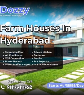 Best Dozzy Farmhouse Rentals around Hyderabad