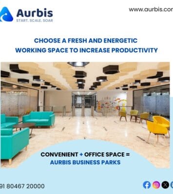 Choose a fresh and energetic working space to increase productivity