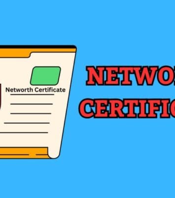 Net Worth Certificate 1