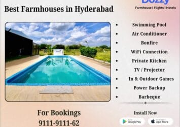 Farmhouse with pool near Shamshabad